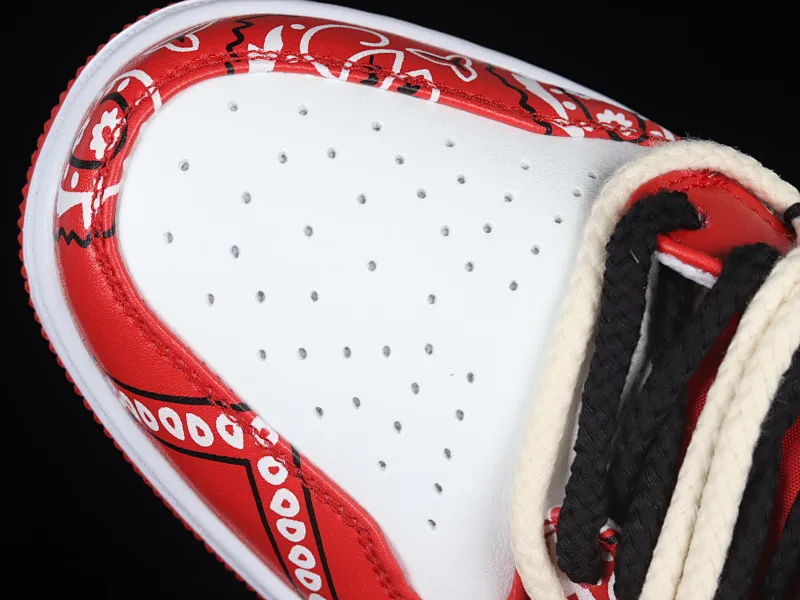 All categories Air Jordan Jordan series basketball shoes Air Jordan 1 Low Air Jordan 1 Low AJ1 Joe 1 customized version Vibe flavor deconstruction sports culture basketball shoes DC0774-840